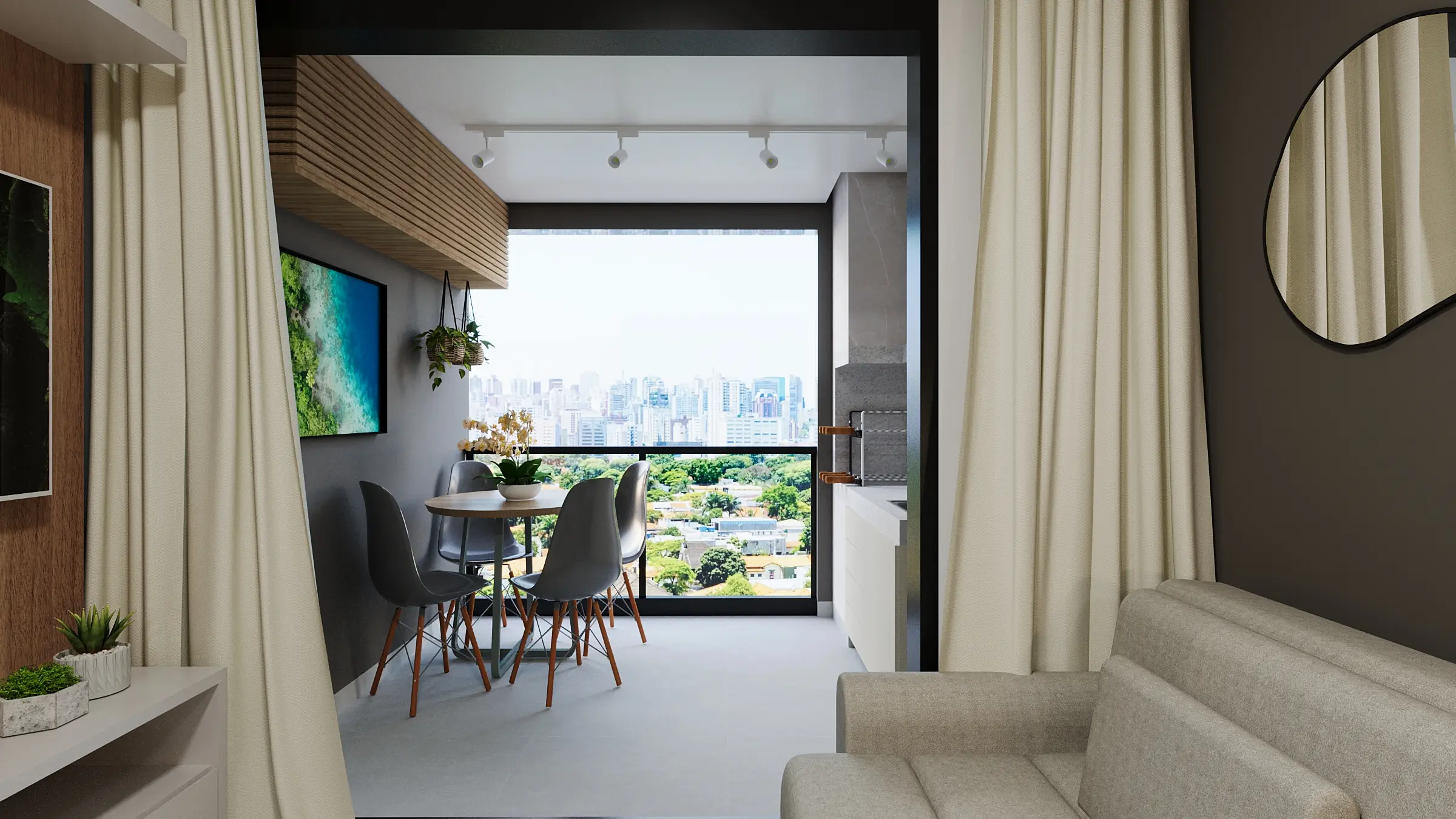 Vista da Varanda por dentro