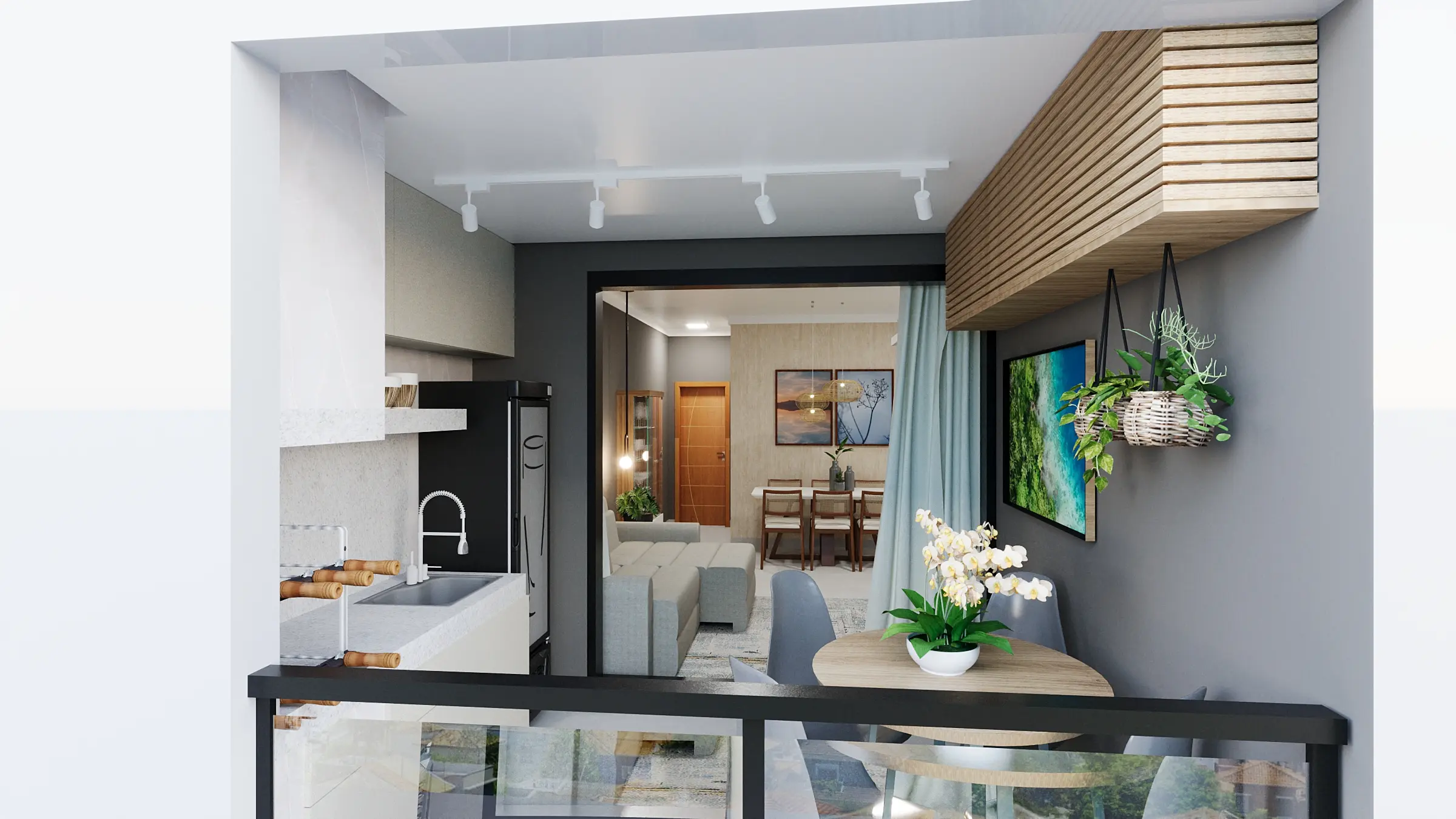 Vista da Varanda por fora